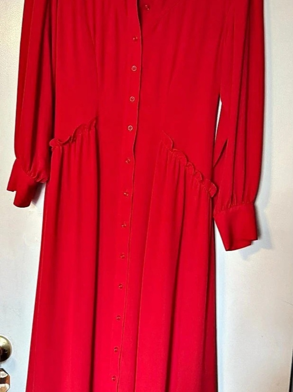 Saunders Collective Casual Dresses Red Maxi Dress Size Small NWT